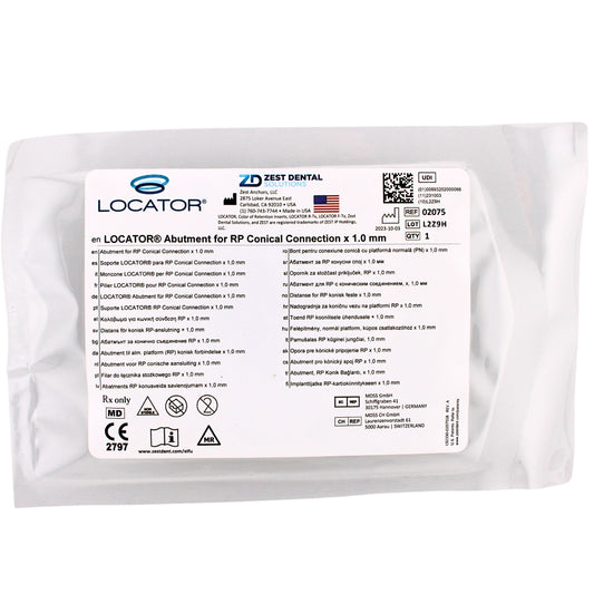 Dental Nobel Biocare Parallel Conical Abutment, Ref#02075, By Zest Dental Solutions