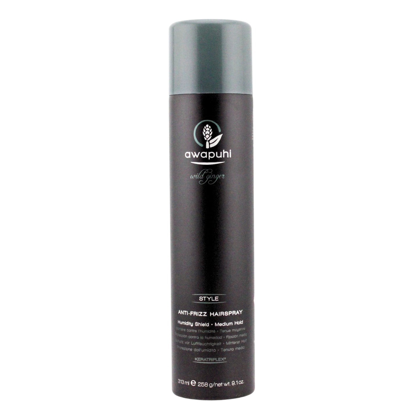 Awapuhi, Wild Ginger, Style Anti-Frizz Hairspray, 9.1 oz., 1 Bottle Each, By John Paul Mitchell Systems