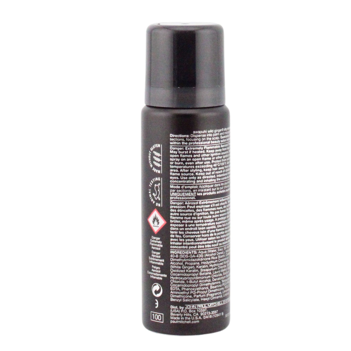 Awapuhi, Wild Ginger, Repair Dry Shampoo Foam, 2 oz., 1 Bottle Each, By John Paul Mitchell Systems