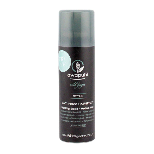 Awapuhi, Wild Ginger, Style Anti-Frizz Hairspray, 2.3 oz., 1 Bottle Each, By John Paul Mitchell Systems