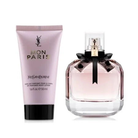 Mon Paris Gift Set (EDP Spray 1.6oz + Body Lotion 1.6oz), 1 Set Each, By Yves Saint Laurent