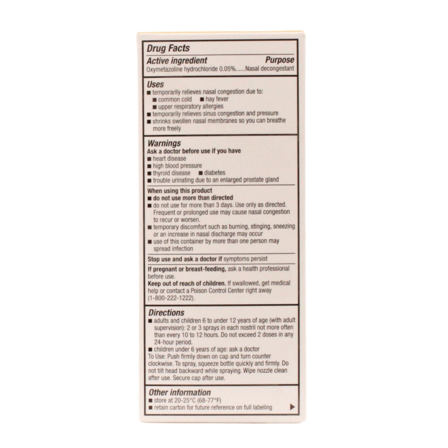 GoodSense 12-Hour Allergy Nasal Spray, 1 Box Each, By Perrigo