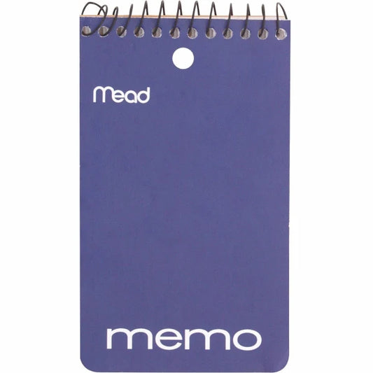 Mead "3 x5" Memo Notebook 1 Ct Assorted Colors 60 Sheets, 1 Each, By Mead Johnson Corporation