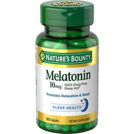 Melatonin Supplement Vitamin 10 Mg, 60 Caps 1 Each By Nature's Bounty