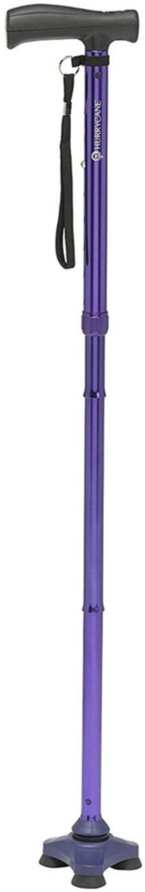 NEW HurryCane Walking Stick RED Foldable T Handle