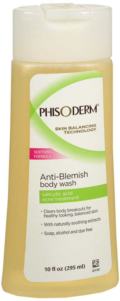 Phisoderm Anti-Blemish Body Wash, 10 fl oz