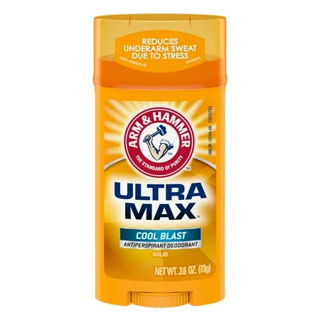 UltraMax™, Solid Antiperspirant Deodorant, Cool Blast, 2.6 Oz, 1 Each by Arm & Hammer