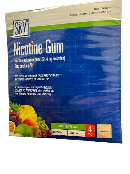 Nicoti Pol Gum 4mg Cinnsky100@