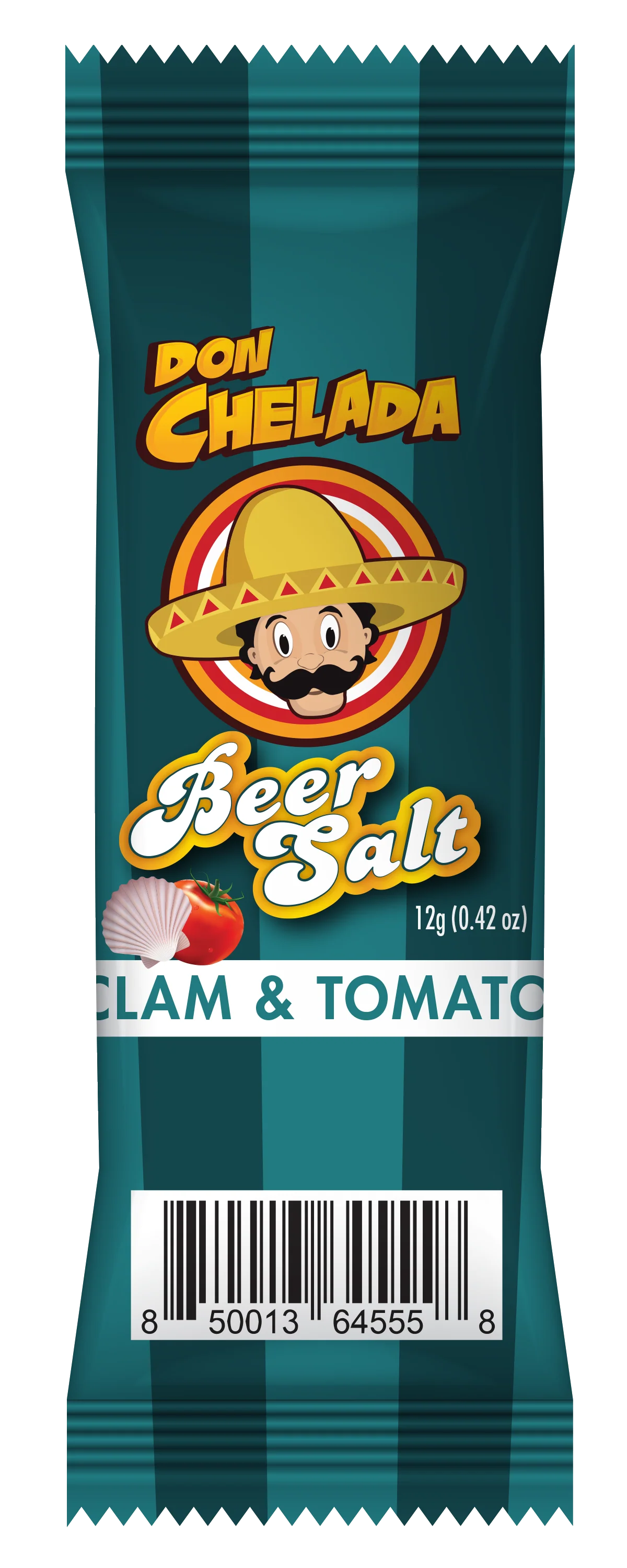 Don Chelada Beer Salt Clam and Tomato 12G 1 Individual Packet Each, By Don Chelada