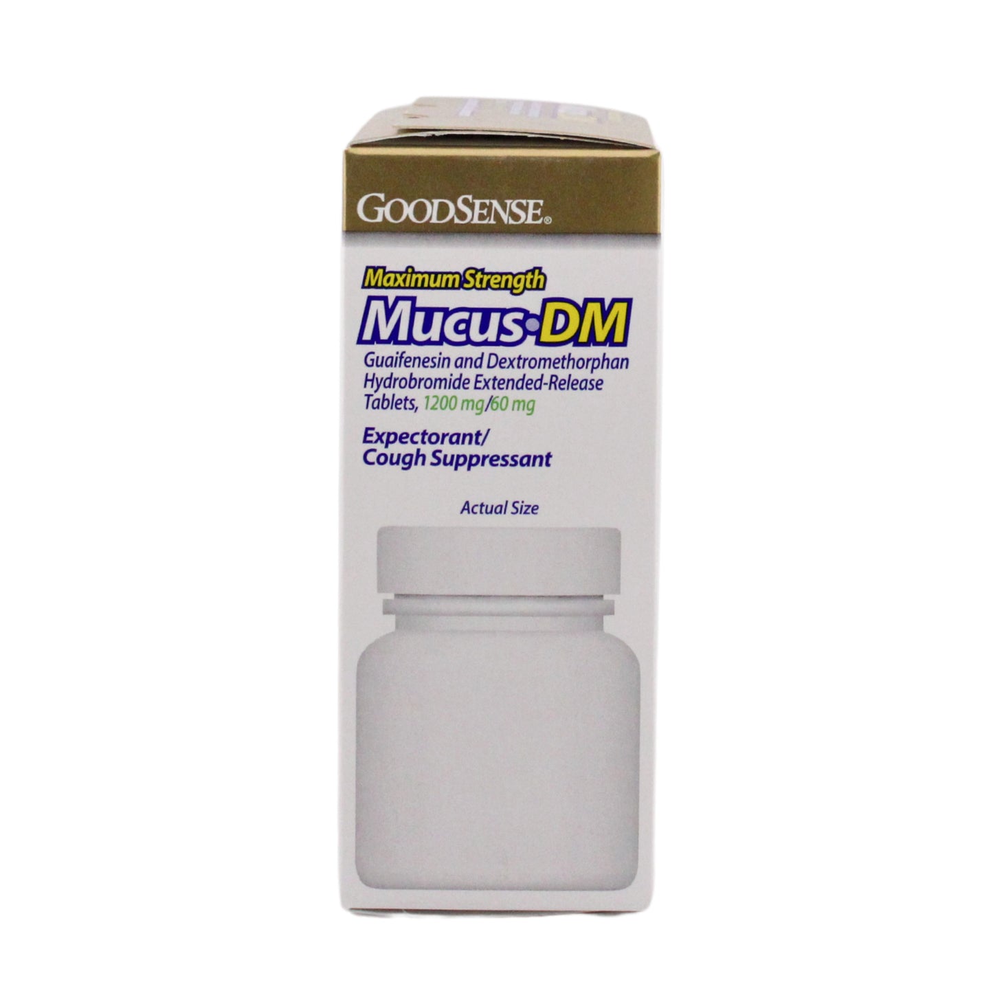 GoodSense Maximum Strength Mucus DM 1200/60 mg, 14 Extended-Release, 1 Each, By Perrigo