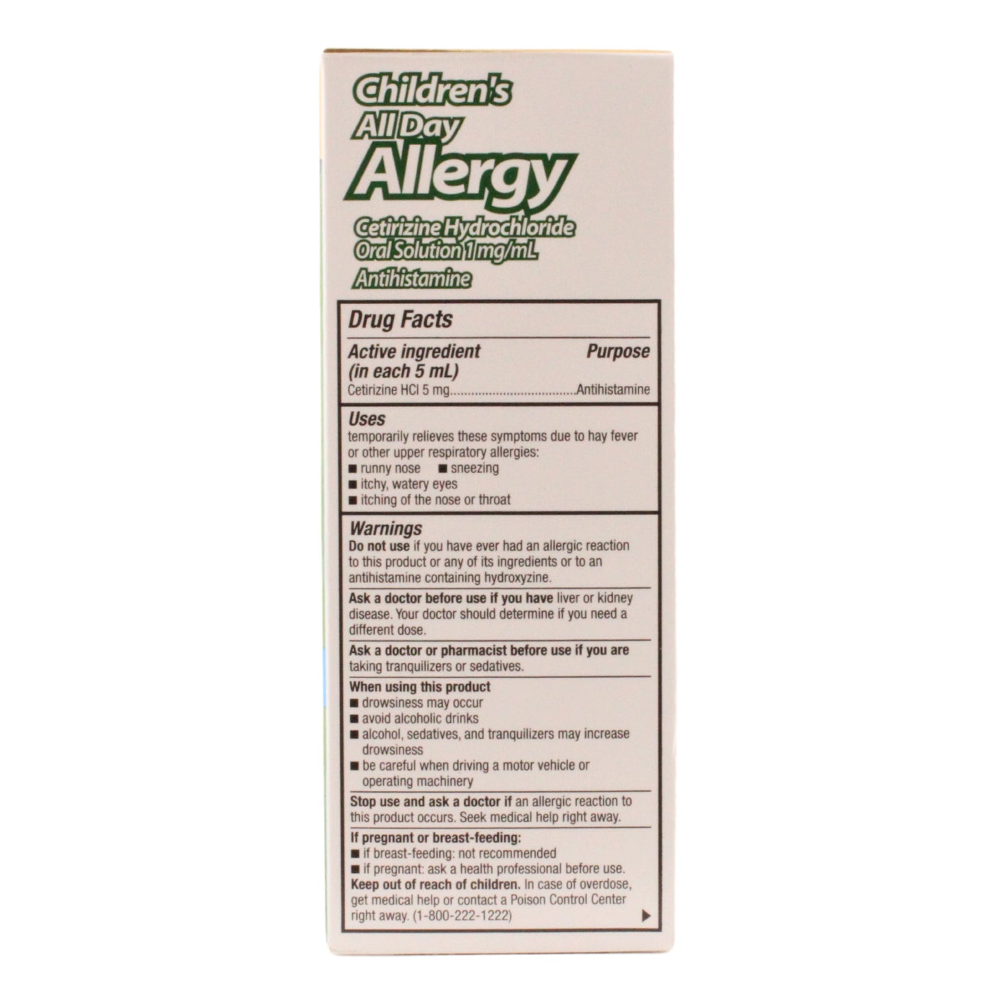 GoodSense Children's All Day Allergy, 4FL OZ, 1 Box Each, By Perrigo