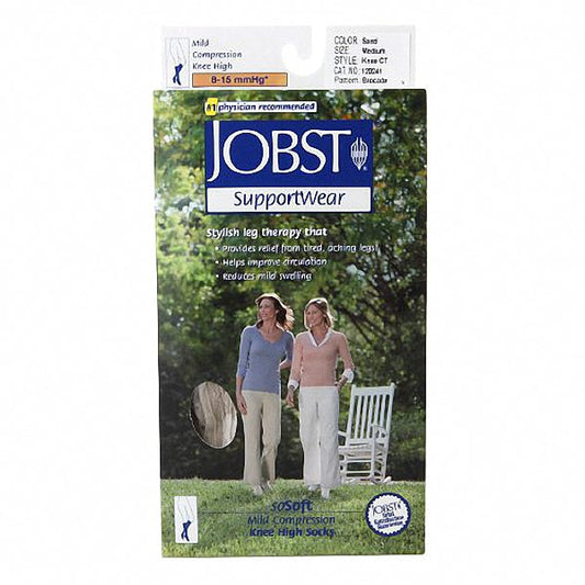 Jobst Sosoft Support Compression Socks 8-15 Mmhg Knee Ct Medium Sand 120241
