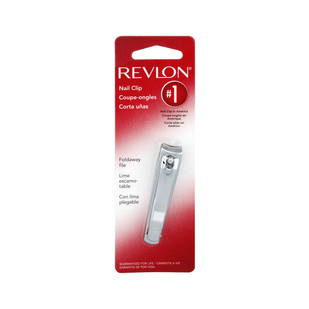 Revlon Accurate Clipping Stainless Steel Fingernail Clipper Silver Color