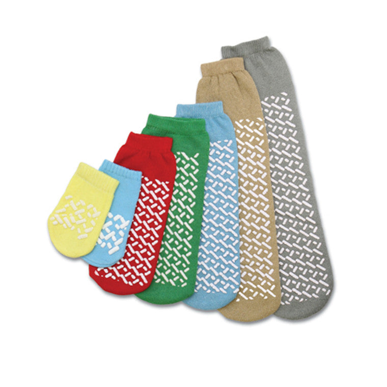 Slipper Single Tread Beige XL 1 Pair, By Medline Industries