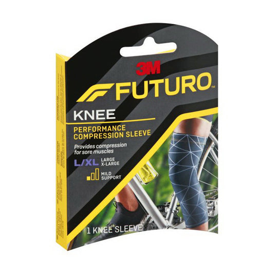 Futuro Sport Performance Compression Knee Sleeve, Large/X-Large