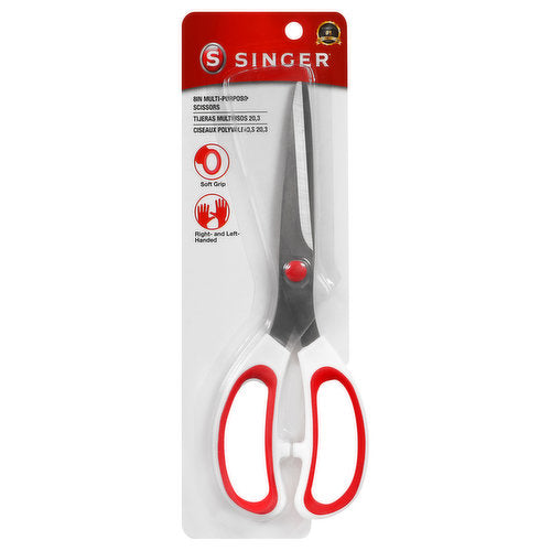 Singer 8-Inch All Purpose Scissor with Comfort Grip