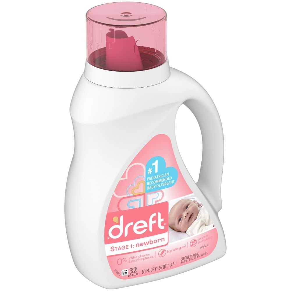 Baby Liquid Laundry Detergent 50 Fl oz, 1 Each, By Dreft
