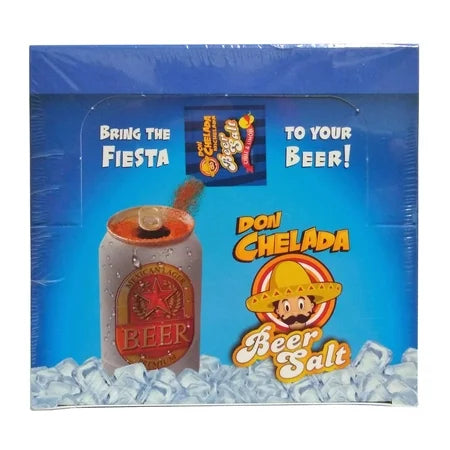 Beer Salt (Chili & Limon) 1g Packet 200ct, 1 Box Each, By Don Chelada