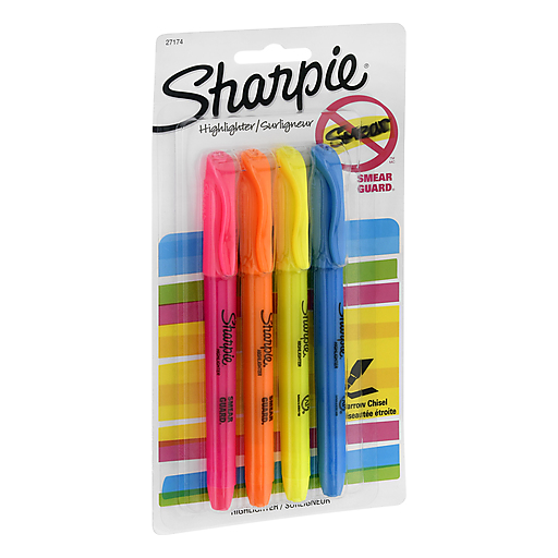 Sanford Pocket Accent 4 Color (Pink,Orange,Yellow,Blue)