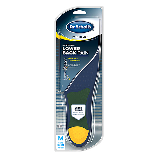 Dr Scholls Mens Size 8-13 For Lower Back Pain Orthotics
