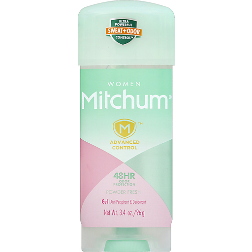 Mitchum Women's Deodorant Antiperspirant 48hr Protection Powder Fresh Gel 3.4oz