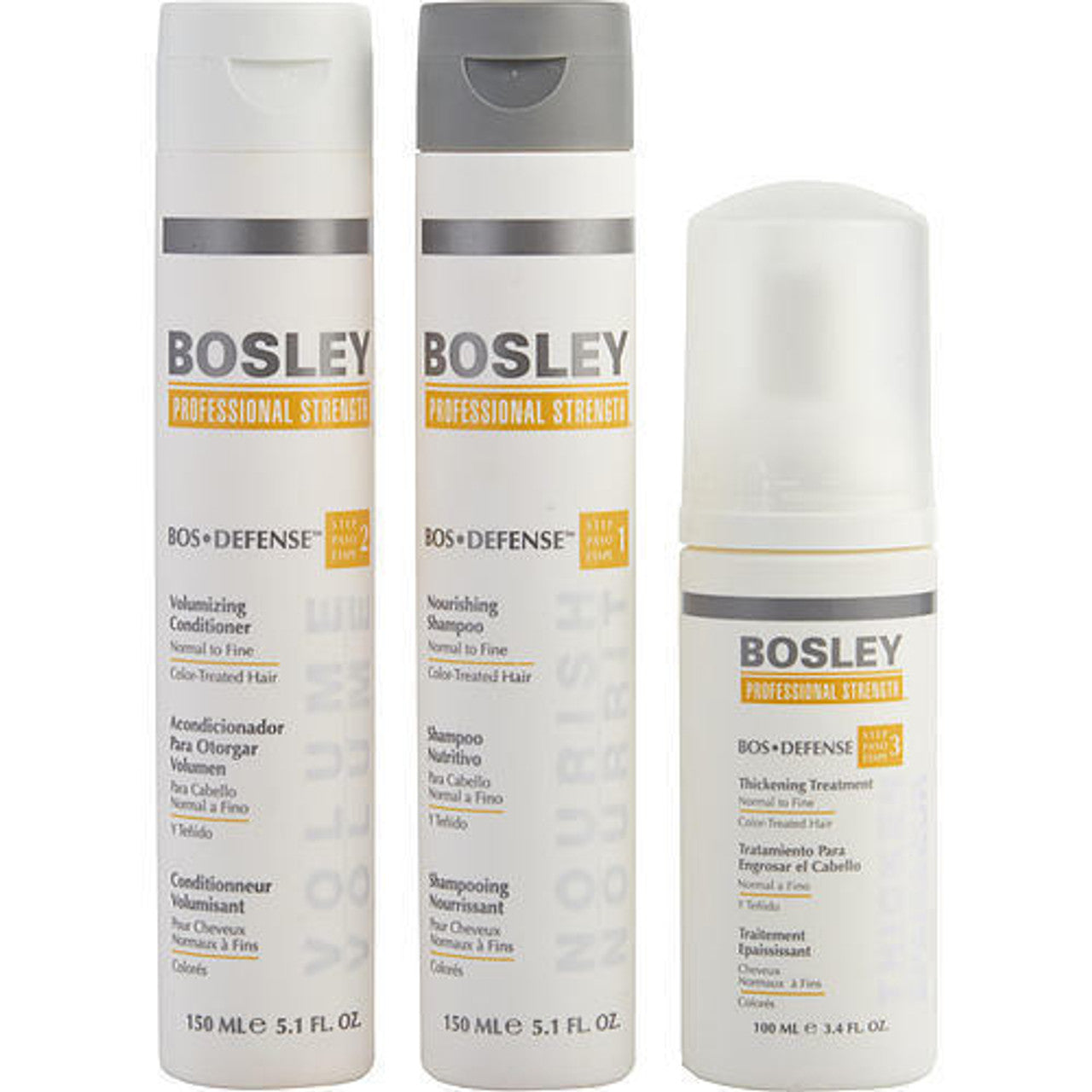 Bosley Bos Def Kit Col Safe 5.1 Oz 3.4oz