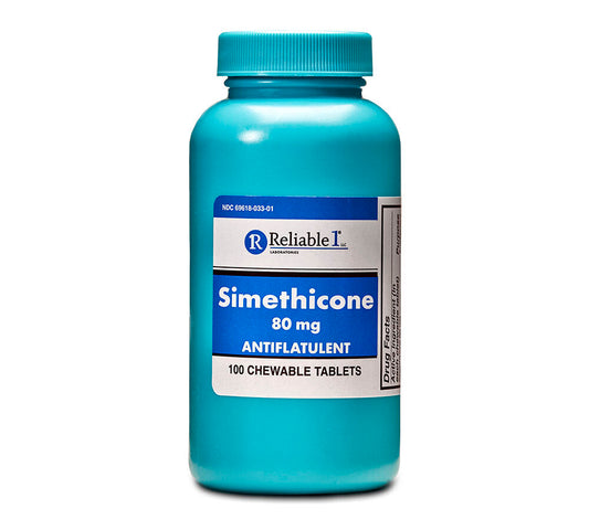 Simethicone 80mg Chw Reli 100
