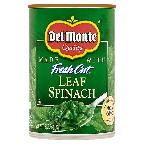 Del Monte Fresh Cut Whole Leaf Spinach 13.5Oz, 1 Each, By Del Monte Foods