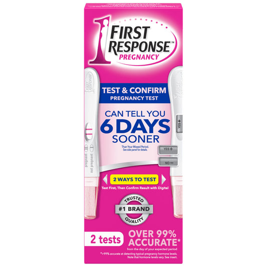 FIRST RESPONSE™ TEST & CONFIRM PREGNANCY TEST 2CT