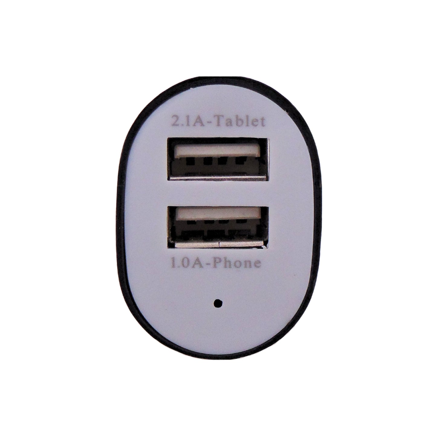 Dual DC Charger- 2.1/1amp, Black, 1 Each, By Service Tool Company