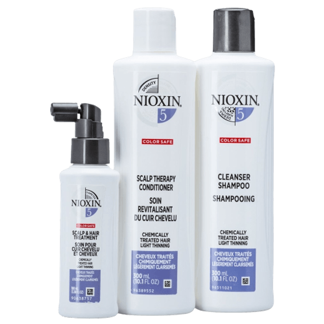 Nioxin System 5 Chemically Treated Hair Light Thinning Kit