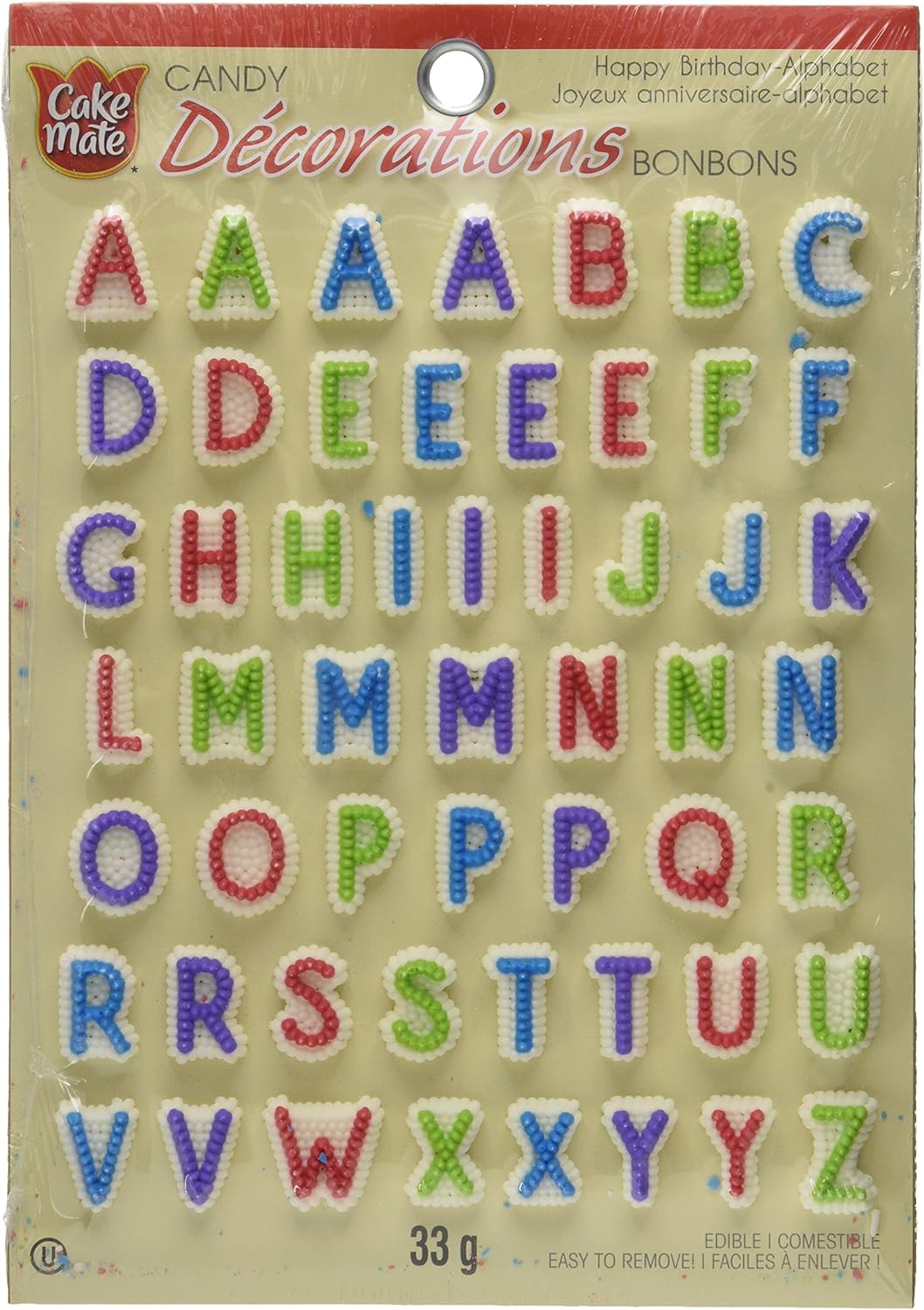 Cake Mate Happy Birthday, Cake Decorations, 1 Sheet Each, By Signature Brands, LLC