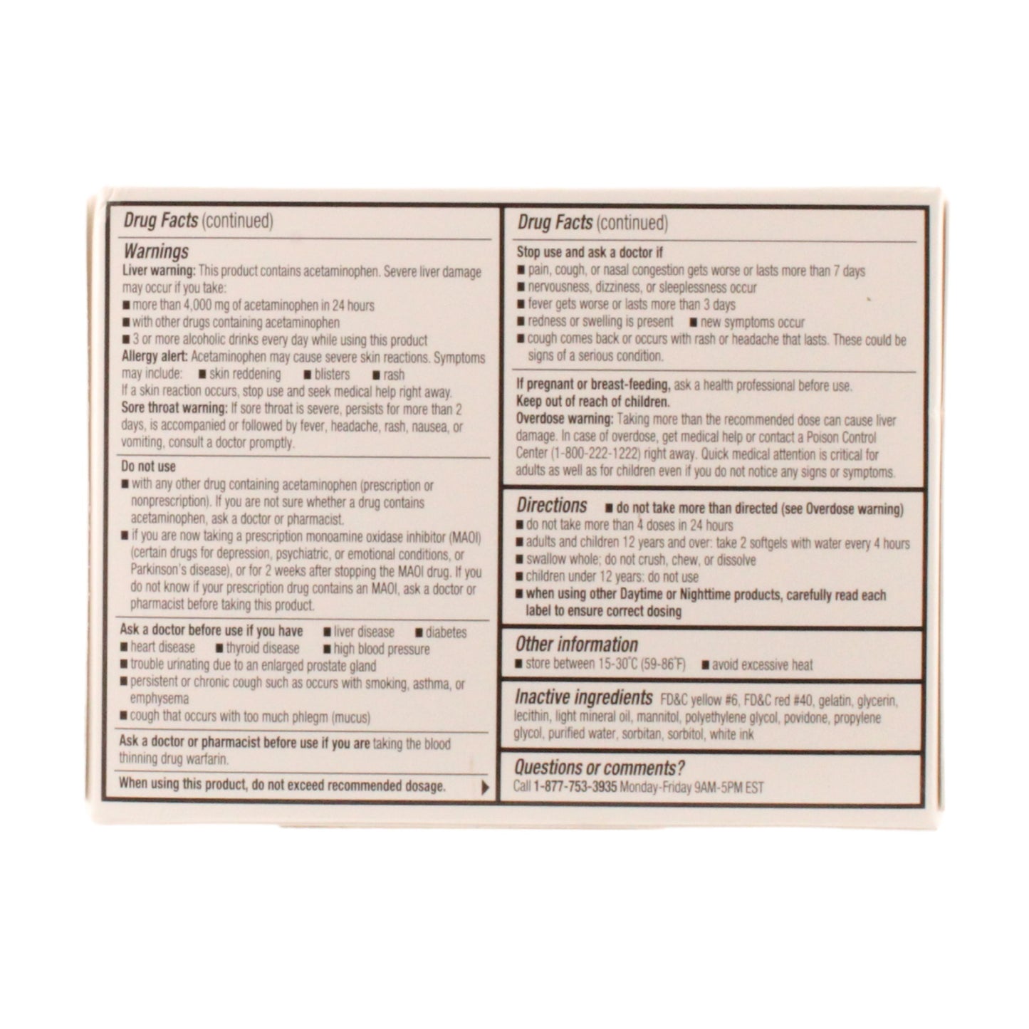 GoodSense Multi-Symptom Relief Daytime, 16 Softgels, 1 Box Each, By Perrigo