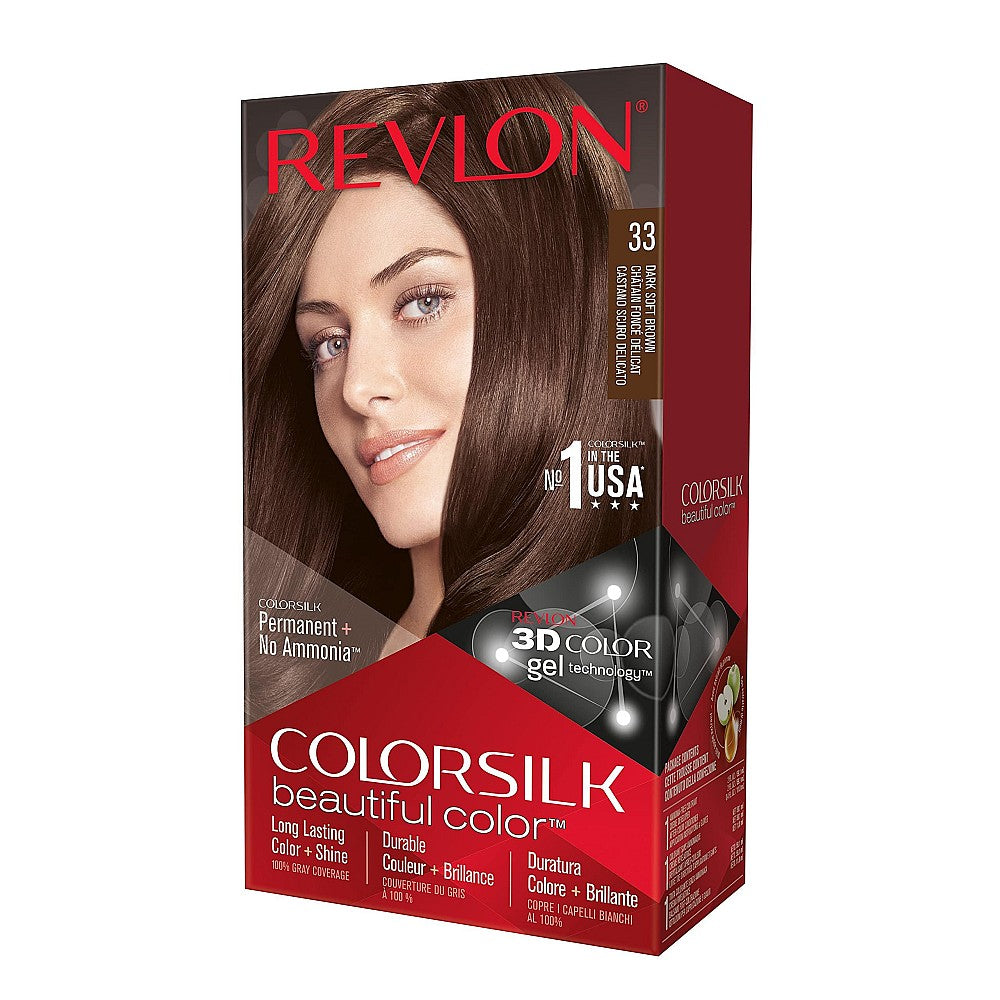 Revlon Colorslk Hair Color Dark Soft Brown Each