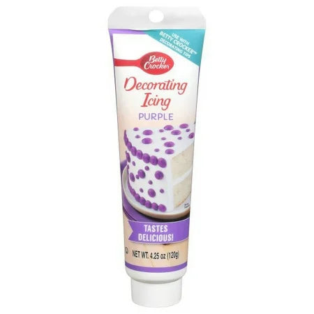 Signature Brands Betty Crocker Icing 4.25 oz - Purple Pack of 6