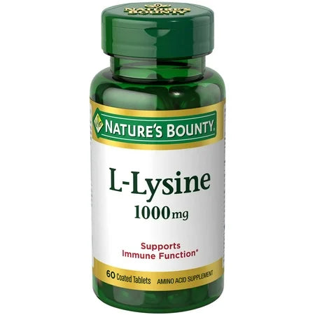Nature's Bounty L-Lysine, 1000mg, 60 Tablets, 1 Each By Nature's Bounty