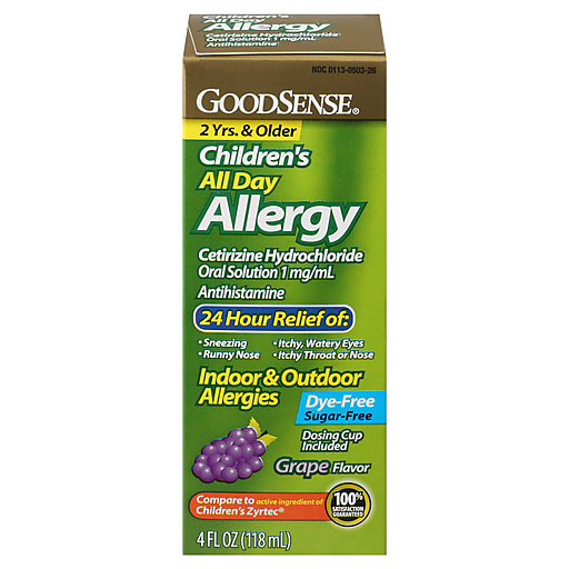 Goodsense Children's All Day Allergy 24hr Relief 5mg/118ml