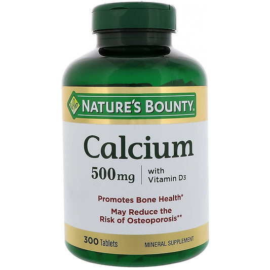 Nature's Bounty Calcium 500 mg + Vitamin D, 300 Ct