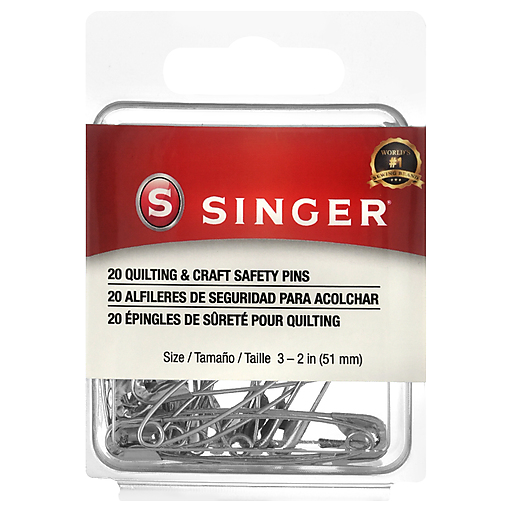 Safety Pins - 20 Safetly Pins Sz 3 (72/24/3pk/1ct)-Each