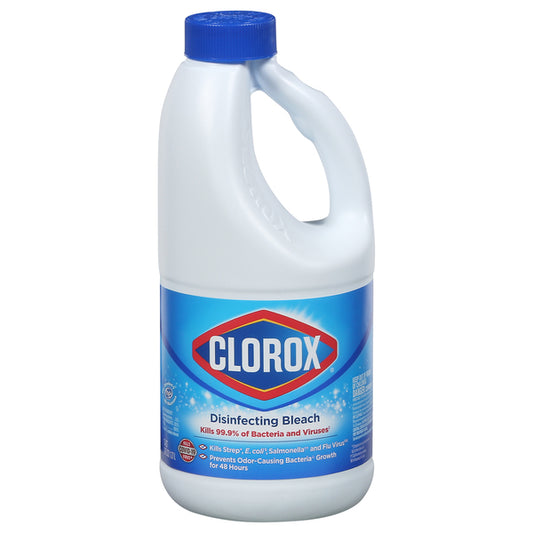 Clorox Disinfecting Bleach, Regular 64 Ounce Bottle