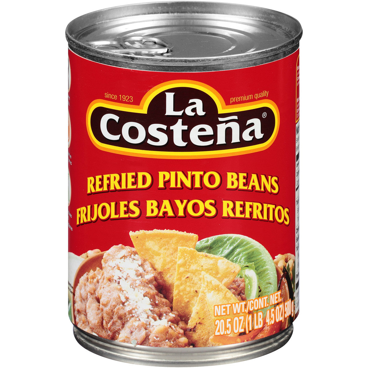 La Costena Refried Pinto Beans 20.5 Oz, 1 Each, By Vilore Foods Company, Inc