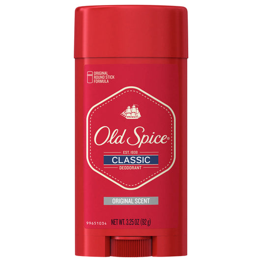 Old Spice Classic Deodorant Stick, Original Scent For Men, 3.25 Oz