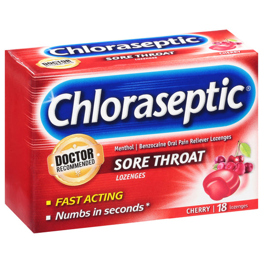 Chloraseptic Lozenge Cherry 18ct
