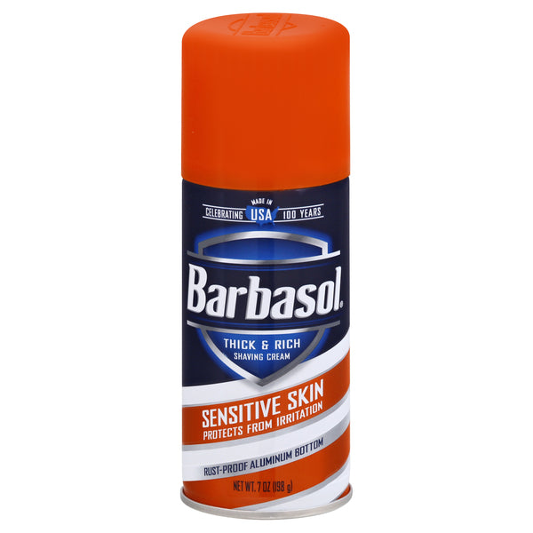 Barbasol Shaving Cream Sensitive Skin 7oz