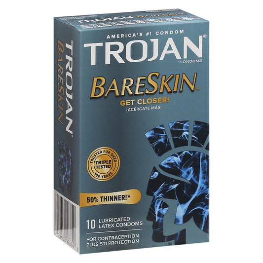 Trojan Conditionerom Sensitivity Bare Skin Lubricated 10s