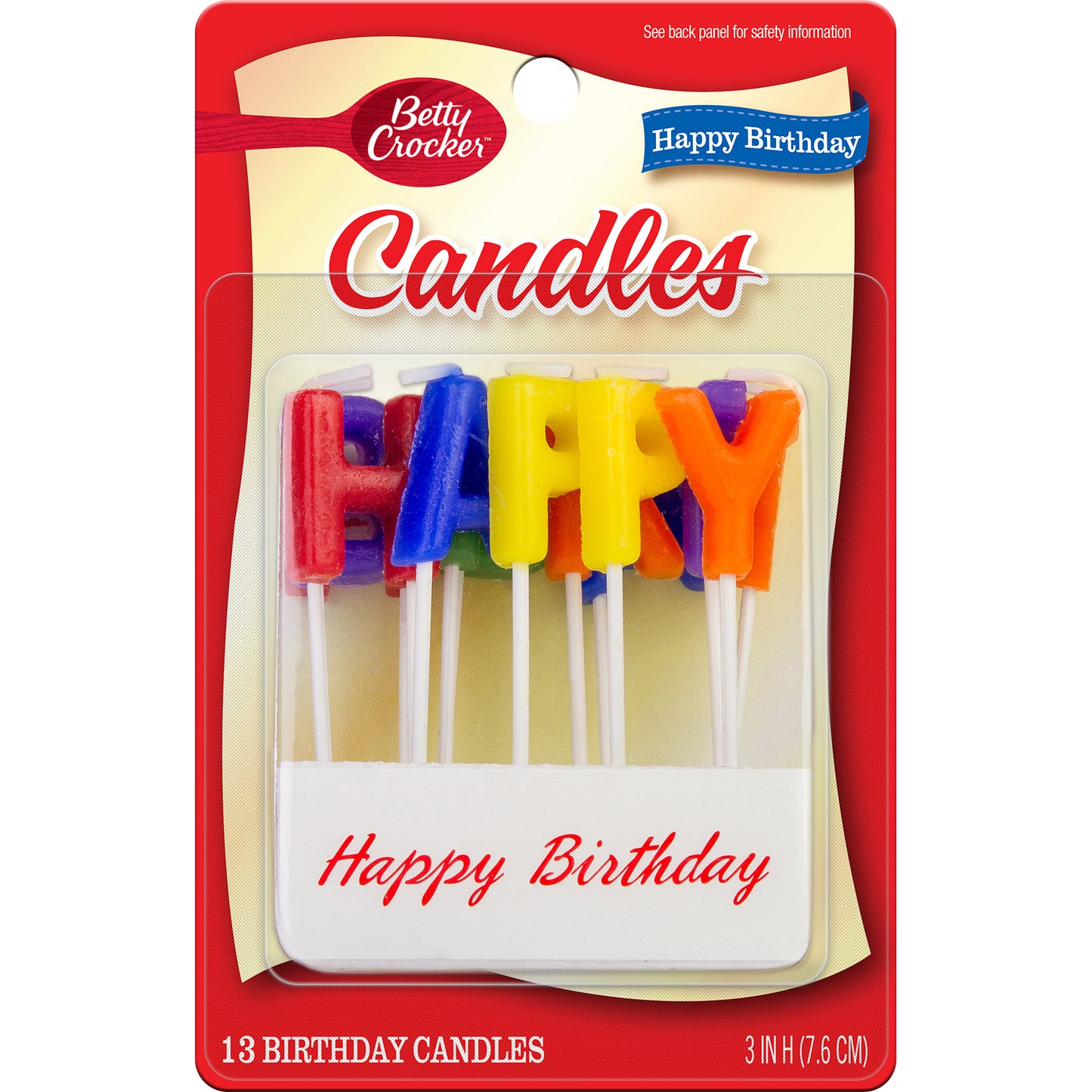 Betty Crocker - Happy Birthday Candles 13.00 ct
