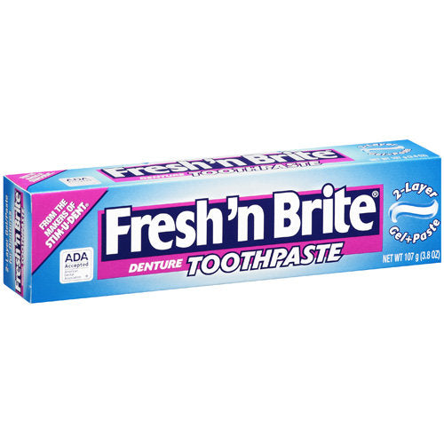 Fresh N Brite Denture Paste Mint 3.8oz