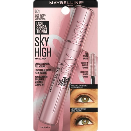 Maybelline Lash Sensational Sky High Washable Mascara Very Black, 1 Each, By Maybelline
