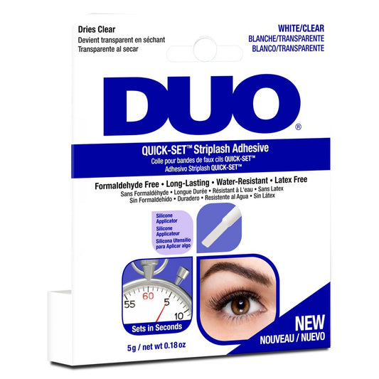 DUO Adhesive Quick Set Lash Adhesive, Clear , 1 Each, By DUO