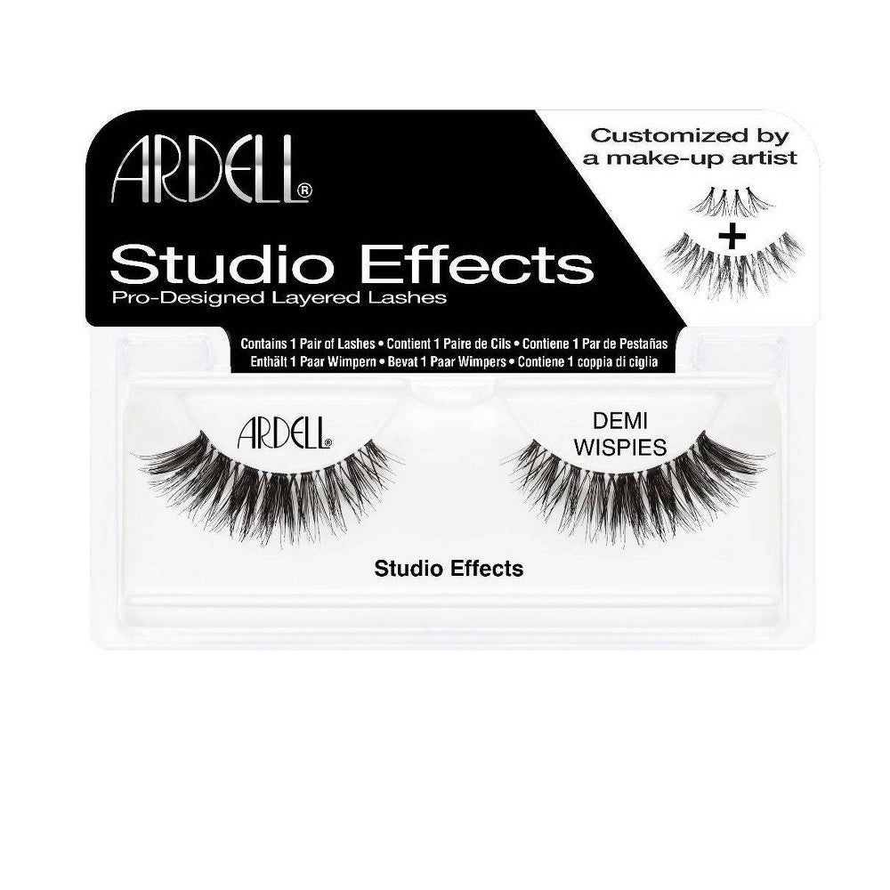 Ardell Eyelash Demi Wispies Studio Effects Black, 1pr Each, By Ardell